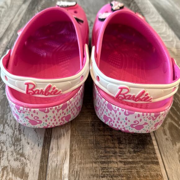 Crocs Classic Comfort Clog Barbie Electric Pink Womens Sz 10 New Limited Edition - Picture 3 of 7